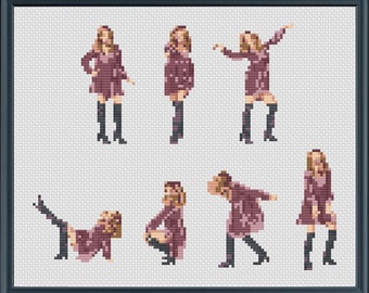 A Little Bit Alexis (Smaller Size) - Schitt's Creek - PDF Cross Stitch Pattern Download