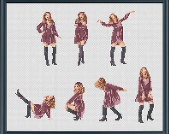 A Little Bit Alexis (Larger Size) - Schitt's Creek - PDF Cross Stitch Pattern Download
