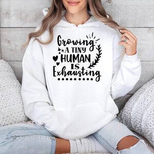 Growing Tiny Humans Is Exhausting Funny Pregnancy Shirt Growing Tiny Humans Is Exhausting Funny Pregnancy Shirt