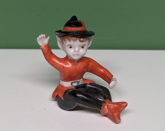 vintage elf pixie candle hugger