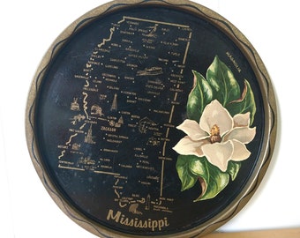 vintage Mississippi souvenir tray