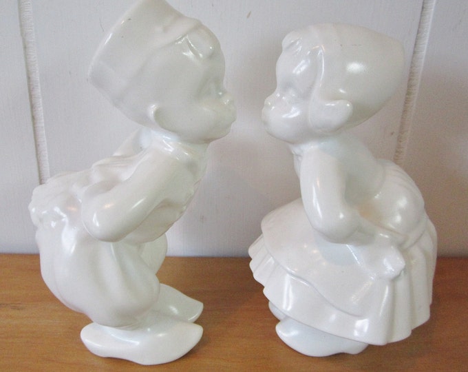 Vintage Kissing Dutch Figurines Etsy