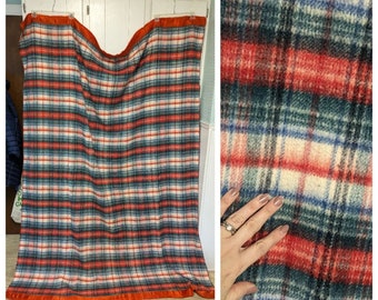 vintage plaid blanket