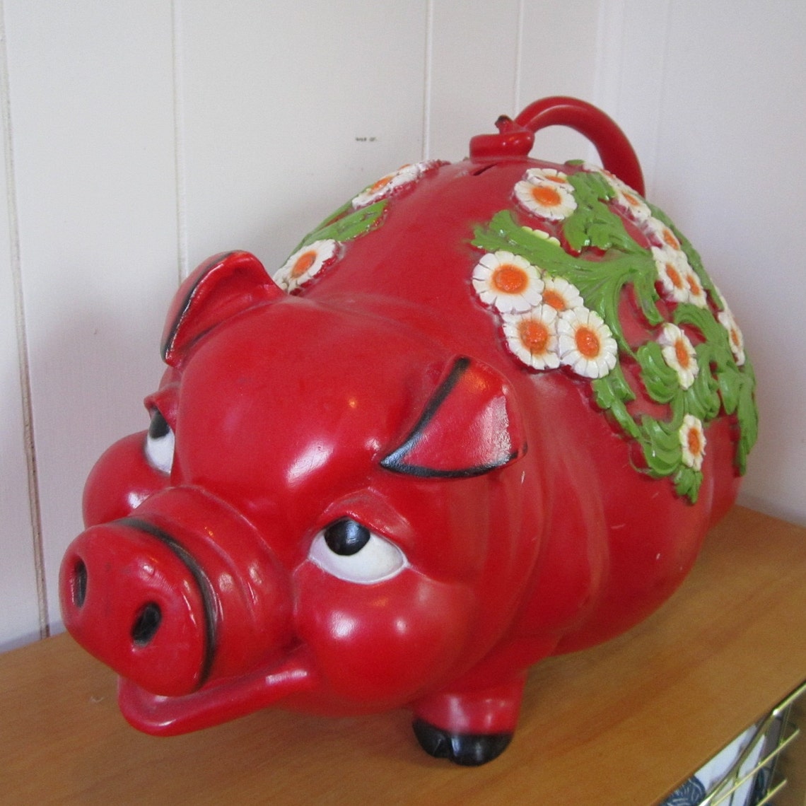 SALE vintage Giant piggy bank collectors item Etsy