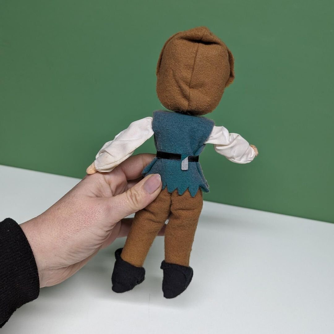 Vintage Pixie Stockinette Robin Hood Doll - Etsy