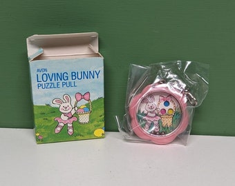 vintage Avon bunny puzzle toy