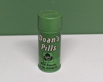 vintage Doans pill tin