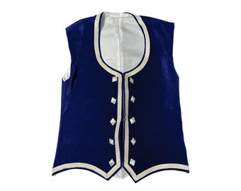 Handmade Velvet Highland Dancing Vest – Scottish Dance Apparel, All Sizes