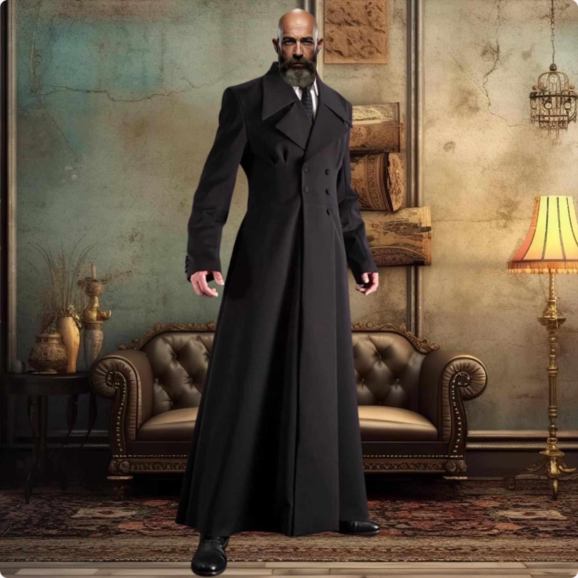 Wide Lapel Overcoat - Etsy