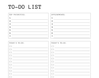 Simplistic To-Do List