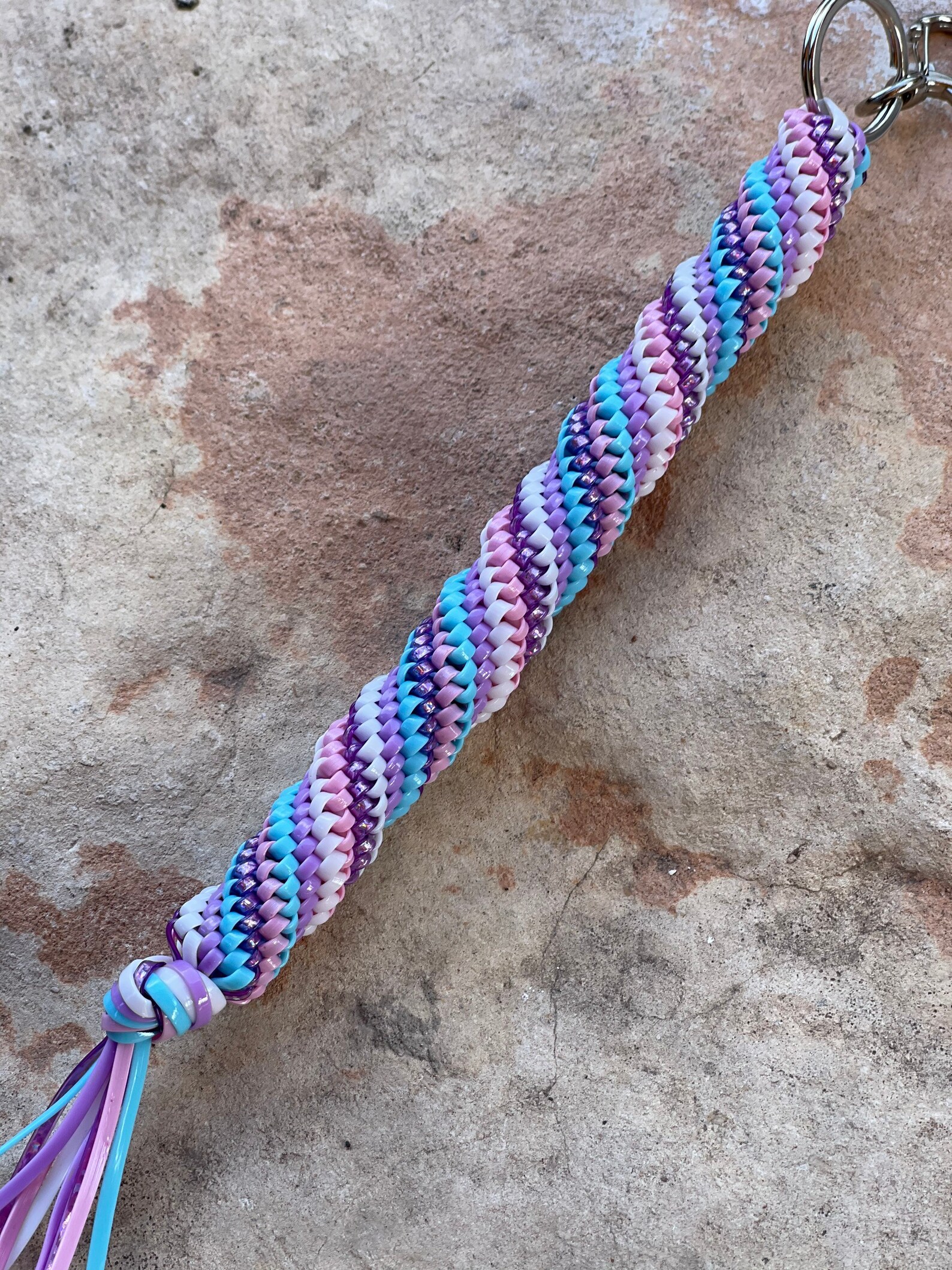 5 String Spiral Twist Stitch Scoubidou Scoubi Colorful Etsy
