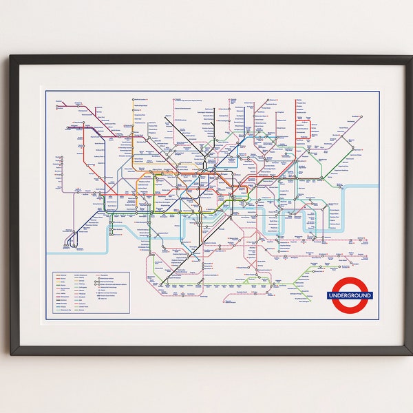 London Underground Tube Map 2024