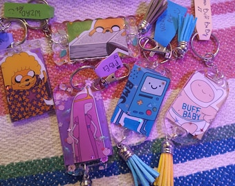 Adventure Time Characters as Popsicles Keychains - Etsy