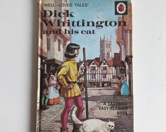 Vintage Ladybird Book - Dick Whittington and his cat - very good vintage condition- children's story Book