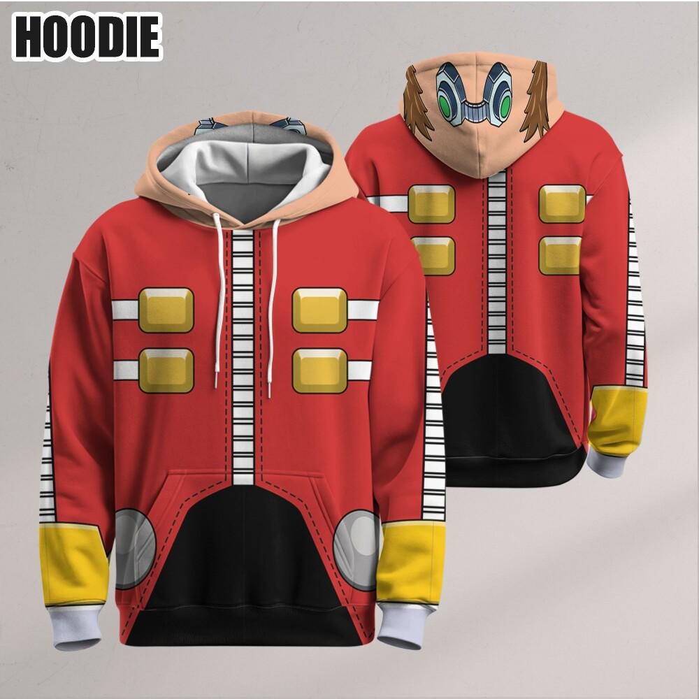 Discover Funny Doctor Robotnik Hoodie 3D, Hoodie for Men, Women Christmas & Birthday Gift for Kids