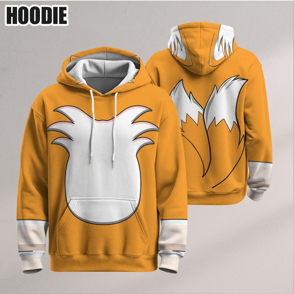 Discover Funny Tails the Fox Hoodie 3D, Hoodie for Men, Women Christmas & Birthday Gift for Kids