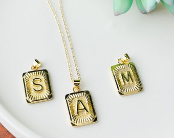 Initial Necklace, Letter Necklace, Gold Filled Necklace, Gift for Her, Gift under 30, Birthday Gift, Layering Necklace