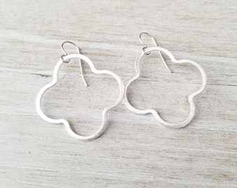 Quatrefoil Hoops Etsy