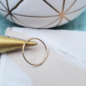 Gold Ring, Gold Filled Ring, Dainty Ring, Stackable Ring, Gift for Her, Minimalist Jewelry, Simple Ring