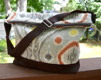 Crossbody/ Shoulder Bag/ Leather/Fabric