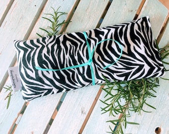 French Lavender Eye Passion Pillow* Relaxation* Mediation* Aromatherapy* Organic*  Hospital gift* Healing* Sleep* Zebra