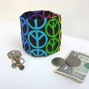 Secret Stash Kids Money Cuff - hippy child-  hide your cash,key,health info  in a secret zipper