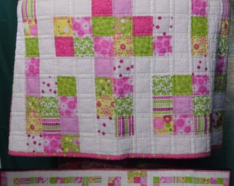 Cross in the Labyrinth Quilted Prayer Shawl