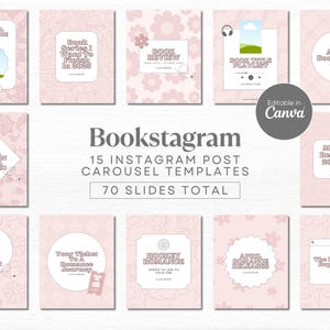 Book Instagram Bookstagram Canva Template Bookish Instagram Book Trope Social Media Book Review Template Reading Instagram Author Marketing