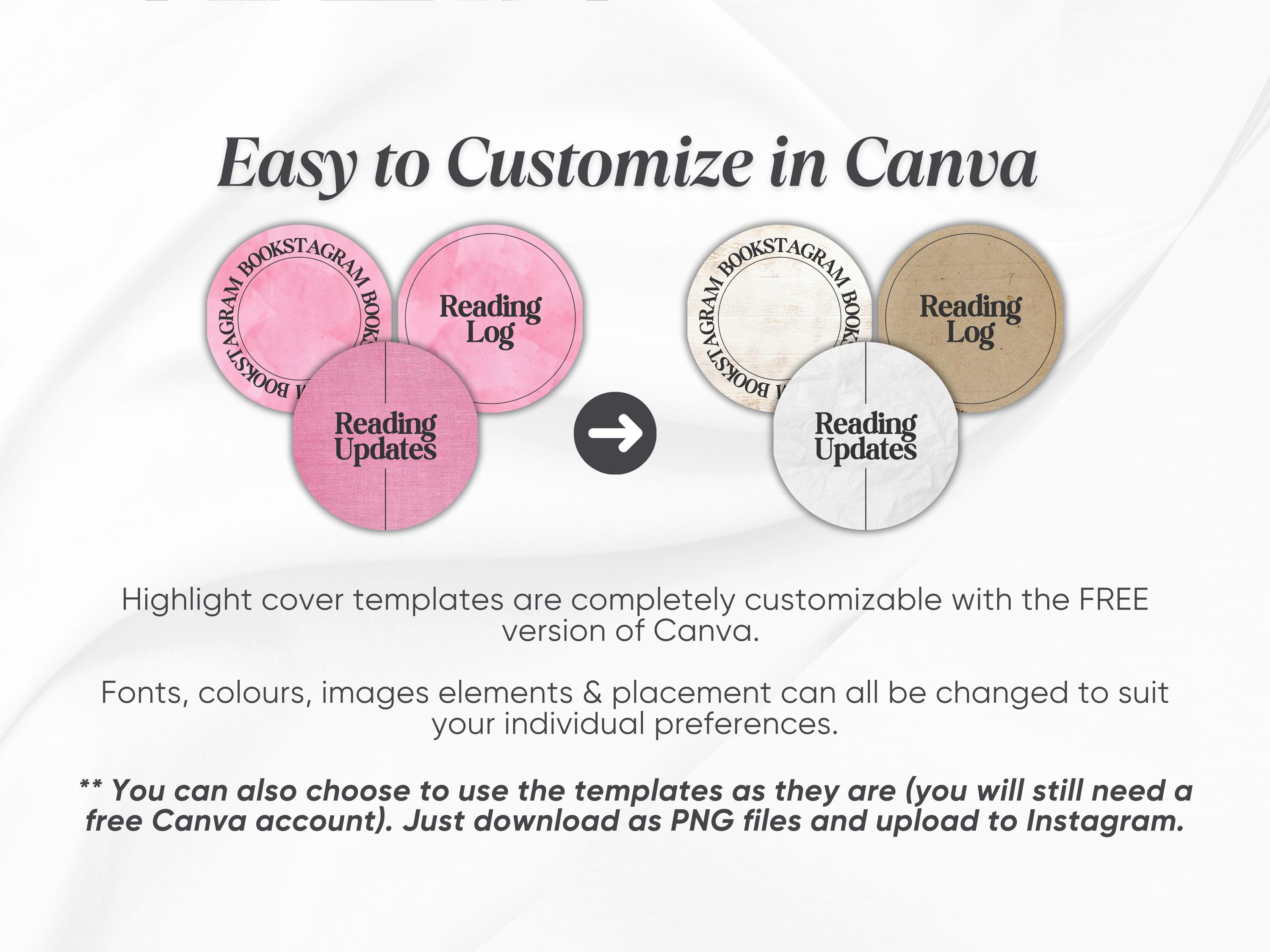 Ig Posts Books Bookstagram Trendy Instagram Highlight Cover Canva Book Lover Social ...