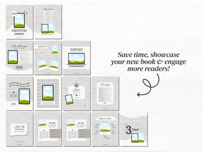 書籍発売ソーシャルメディアロマンス作家書籍リリーステンプレート書籍プロモーションInstagram書籍ライターマーケティング著者テンプレートCanvaブックスタグラム 画像 3