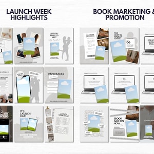 Romance Author Bookstagram Bundle Indie Author Book Launch Writer Instagram Book Promo Template Canva Book Marketing Bookish Content Creator image 9