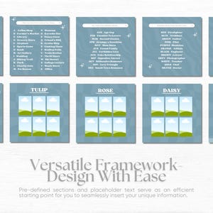 May include: A blue and white printable template for building a romance book. The template includes sections for a flower, a month, a color, and a profession. The template also includes a section for book recommendations. The text on the template says "Build a Romance Book", "Follow Your Favorite @YourHandle for all things Bookish", and "3 Book Rec's".