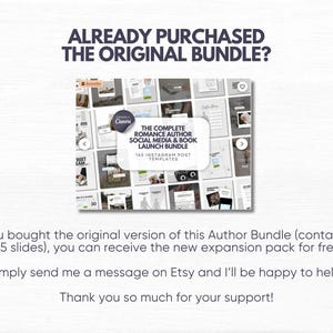Romance Author Bookstagram Bundle Indie Author Book Launch Writer Instagram Book Promo Template Canva Book Marketing Bookish Content Creator image 16