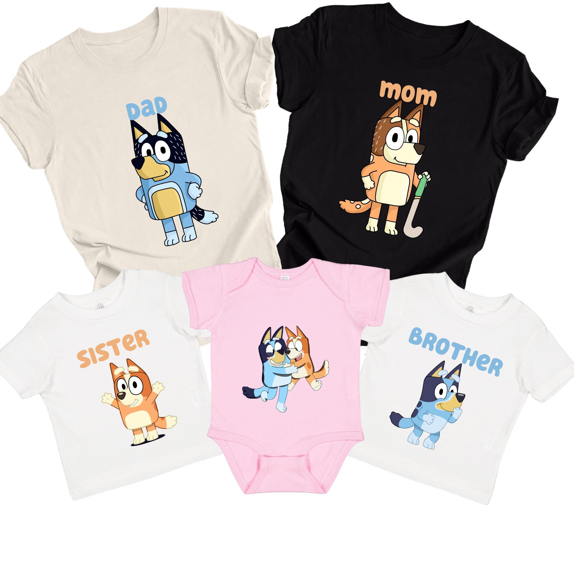 Custom Bluey Design Tee