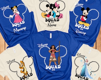 Disney All Character Shirt, Custom Disney Shirt, Matching Disney Family Shirt, Disneyland Group Shirts, Disney Trip Shirts, Mickey & Friends