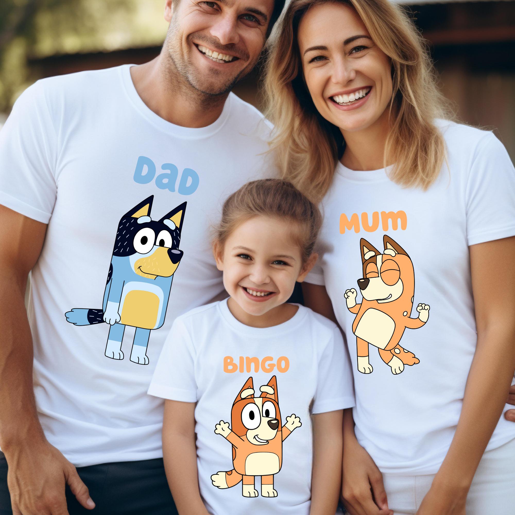 Custom Bluey Design Tee