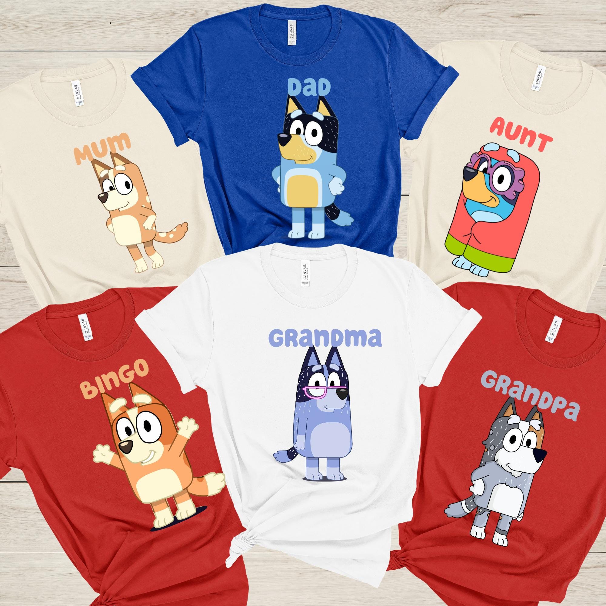 Custom Bluey Design Tee