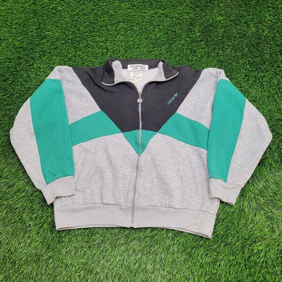 トップス 90s adidas track jacket Vintage 90s Adidas Track Jacket Womens XL 23x23 Boxy - Etsy