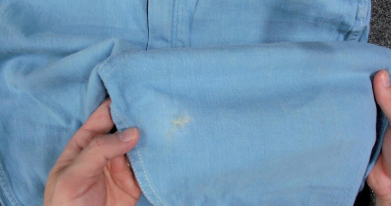 Jean Wrangler bleu cloche des années 1960 | Denim Curvy Fit taille haute bleu bébé | Taille 2 Sablier taille 26 Petite image 15
