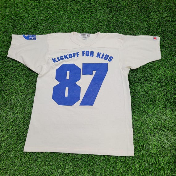 Vintage 80s Champion Jersey Shirt M/L 20x26 White - Etsy