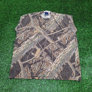 Vintage Mossy-Oak Camo Shirt 2XL 25x28 Shadow-Branch Timber image 1