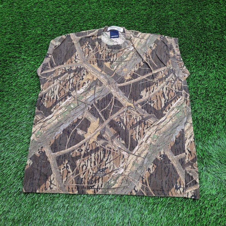 Vintage Mossy-Oak Camo Shirt 2XL 25x28 Shadow-Branch Timber image 1