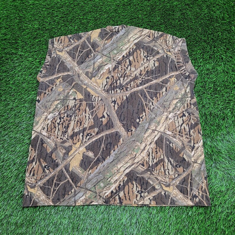 Vintage Mossy-Oak Camo Shirt 2XL 25x28 Shadow-Branch Timber image 2