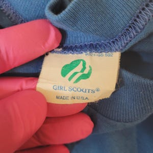 VTG 1986 Girl Scouts T Shirt M Single Stitch USA Made 75th Anniversary 80s image 6