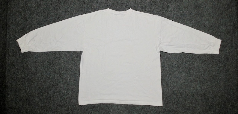 90s Vintage Body Glove Boston Spellout Long Sleeve Tee | Oversized Slouchy Fit | White Retro Streetwear Mens XL image 6