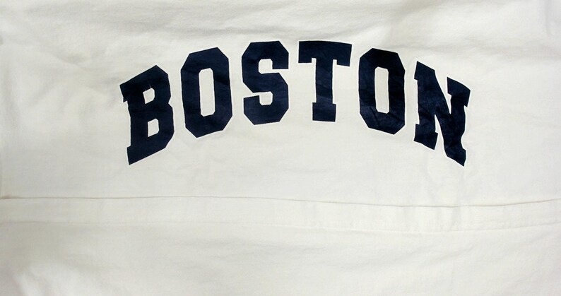 90s Vintage Body Glove Boston Spellout Long Sleeve Tee | Oversized Slouchy Fit | White Retro Streetwear Mens XL image 9