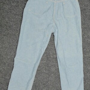 Jean Wrangler bleu cloche des années 1960 | Denim Curvy Fit taille haute bleu bébé | Taille 2 Sablier taille 26 Petite image 6