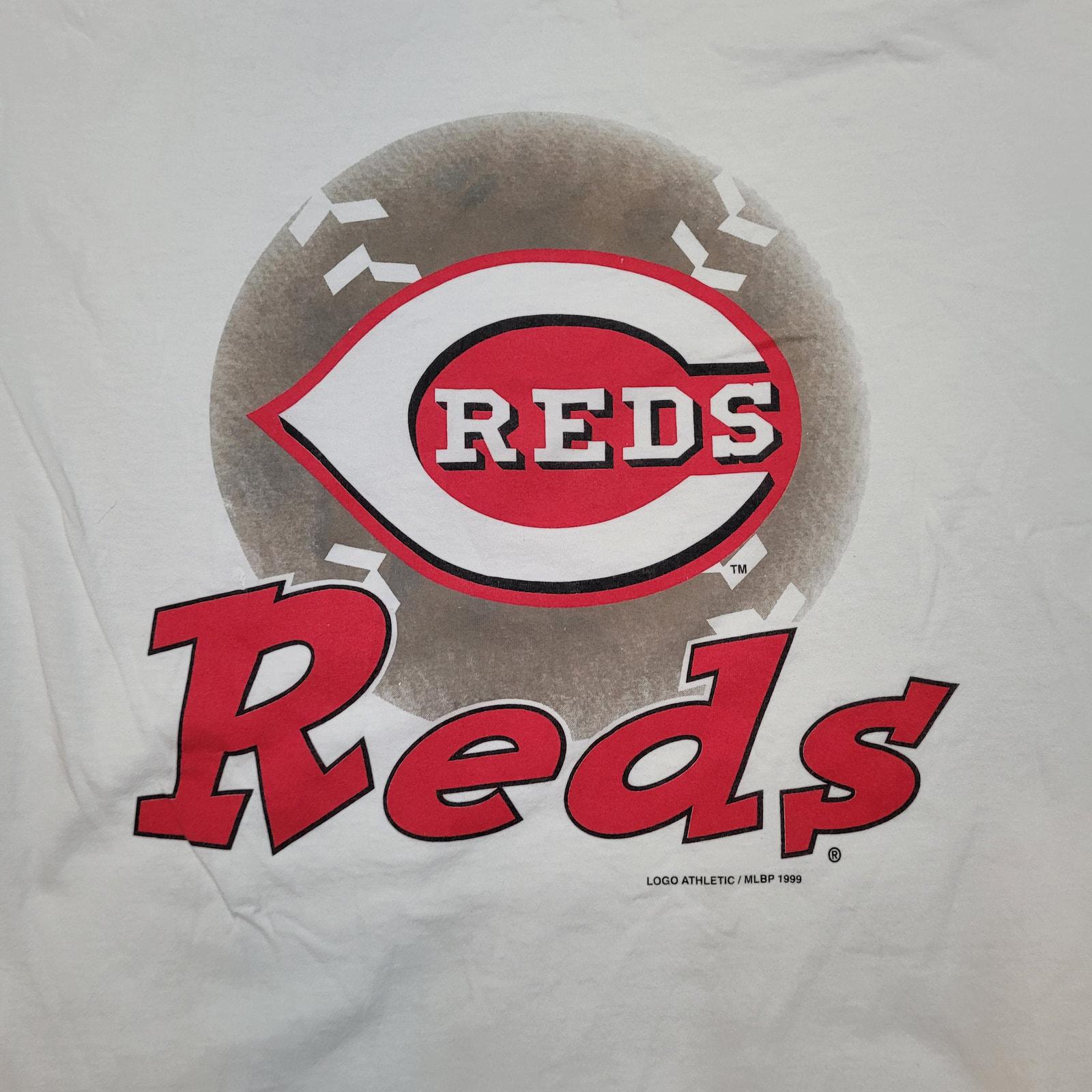 VTG 1999 Cincinnati Reds T-shirt Logo Athletic Mens L Y2K 90s - Etsy