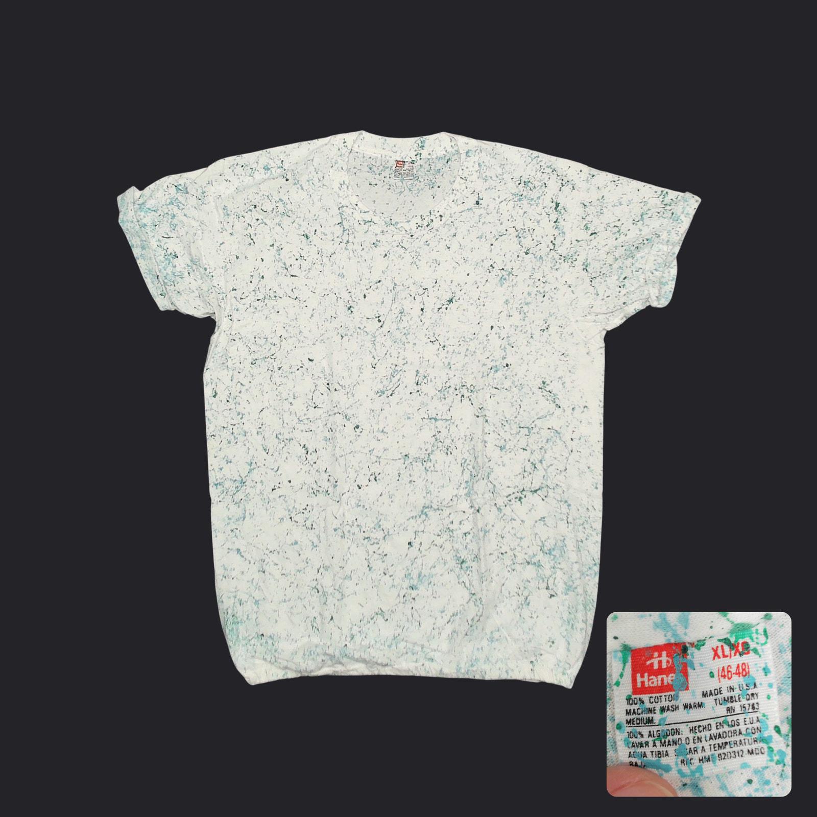Vintage 80s Paint Splatter Shirt - Etsy