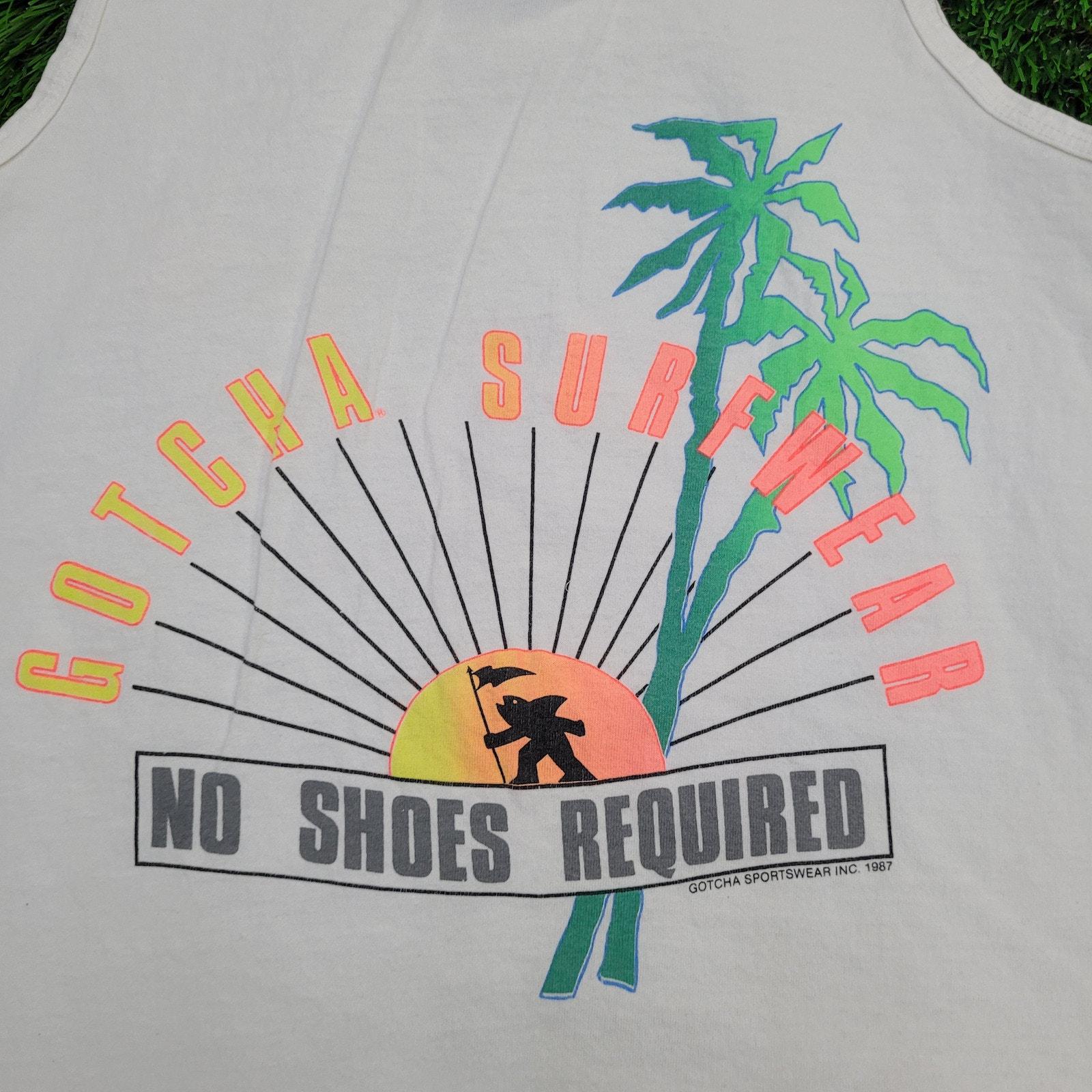 Vintage 1987 Gotcha Tank top Large 21x27 Surf wear USA Etsy